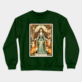 Vegan Tarot Card Goddess Crewneck Sweatshirt